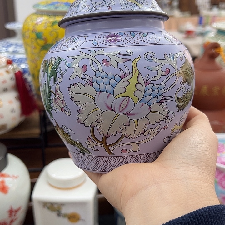 瓷片茶叶罐茶叶罐