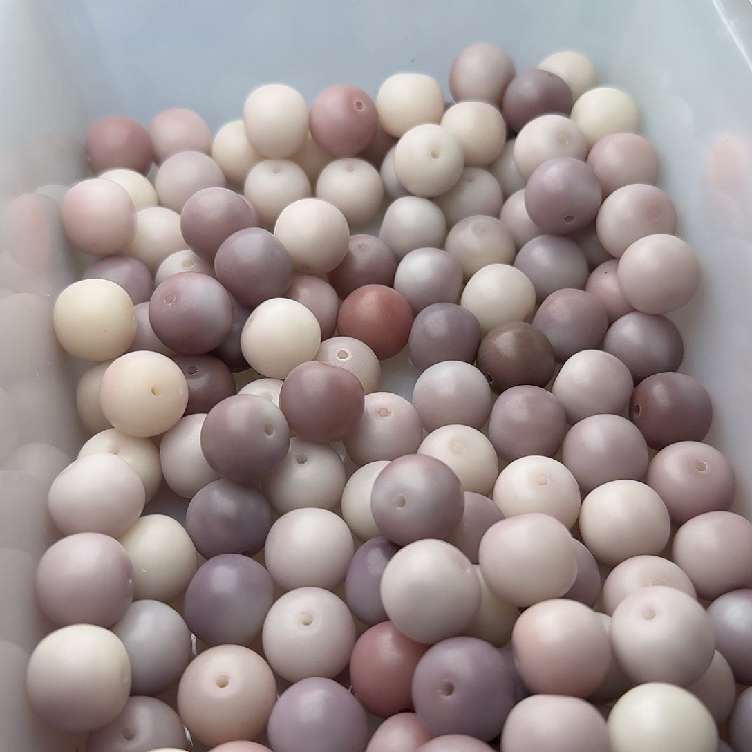 菩提根/象牙果吊坠20 颗磨砂波波 14 干磨苹果