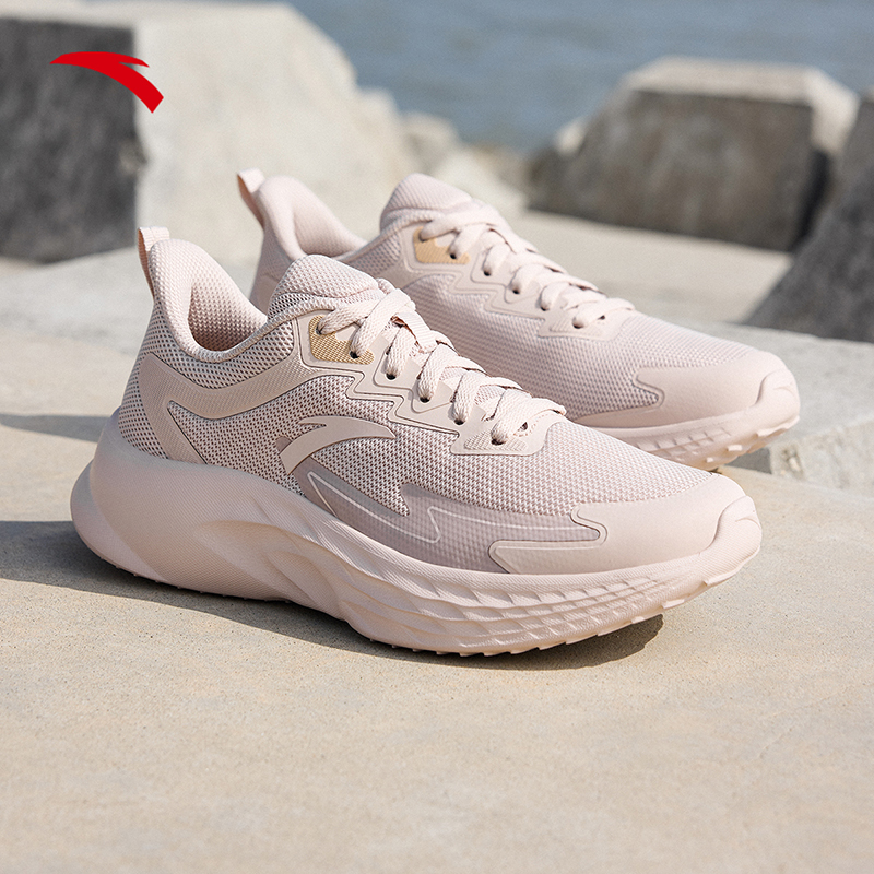 安踏绵绵弹2跳绳鞋女2025夏季新款防滑跑步鞋运动室内健步鞋轻便