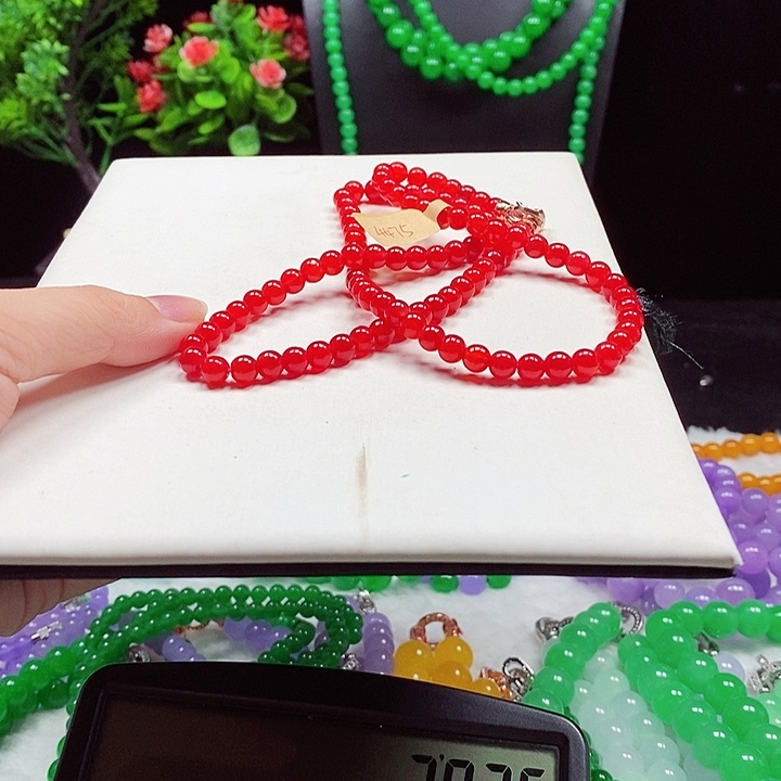 青**685颗，卡5，项链，红