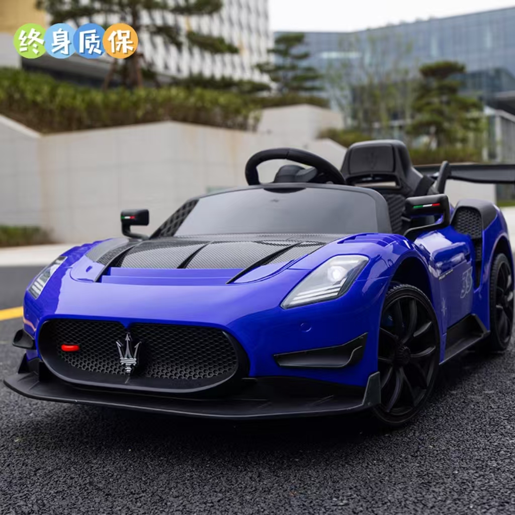玛莎正版儿童充电电动汽车自驾遥控童车玩具车可坐人小孩宝宝car