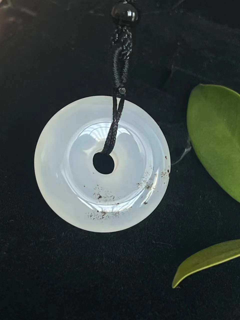 老周精选 冰透水润平安扣