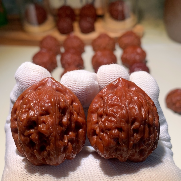 文玩核桃吊坠34全品赤龙鸡心