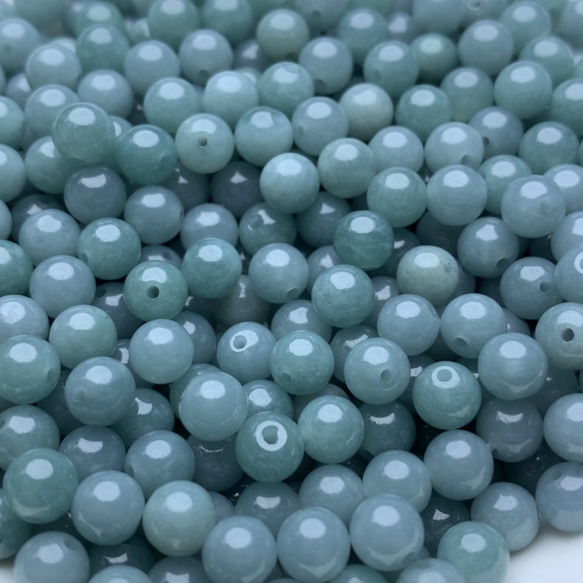 【闪购商品】翡翠手链未镶嵌卡6蓝水50颗