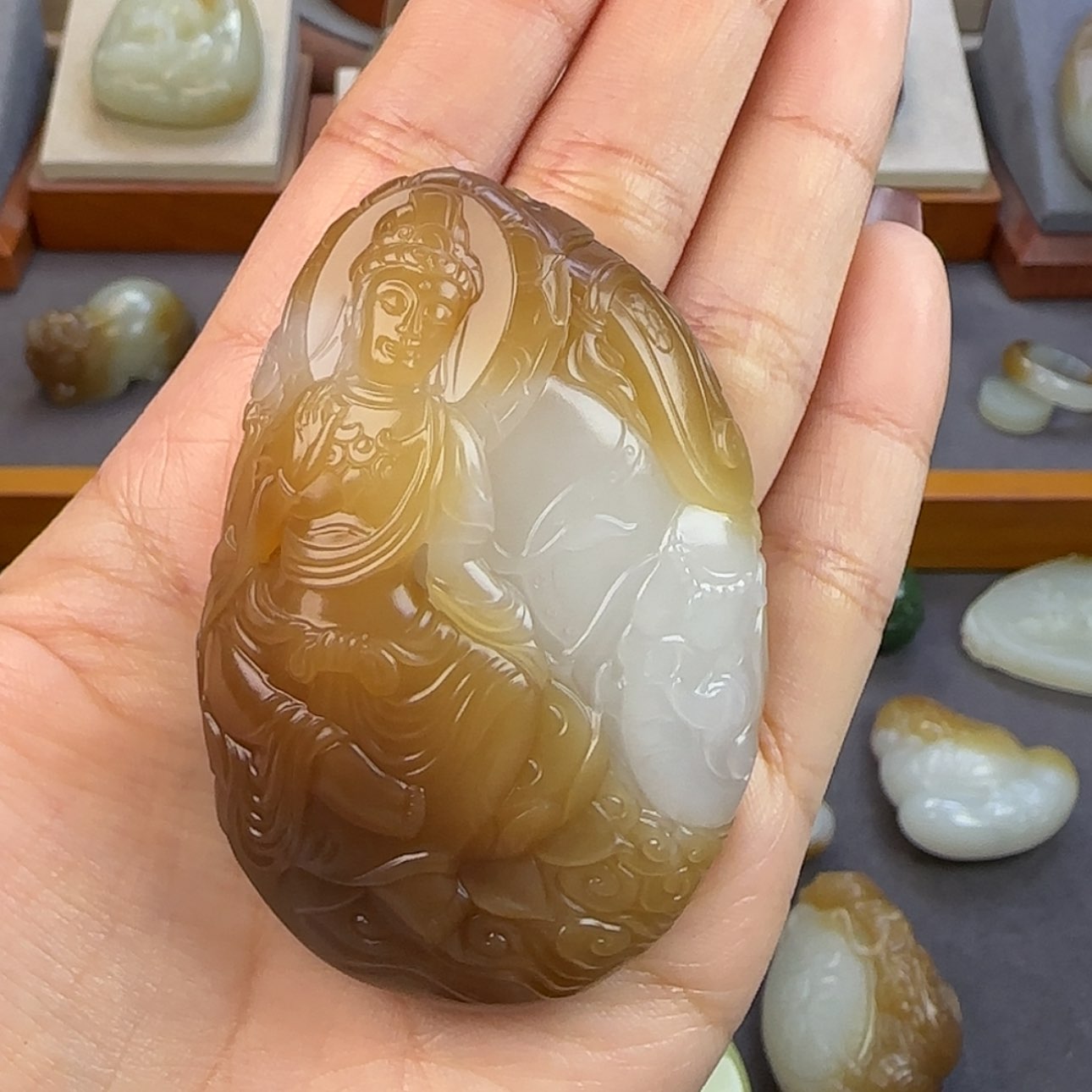 【闪购商品】和田玉颈饰未镶嵌如**水