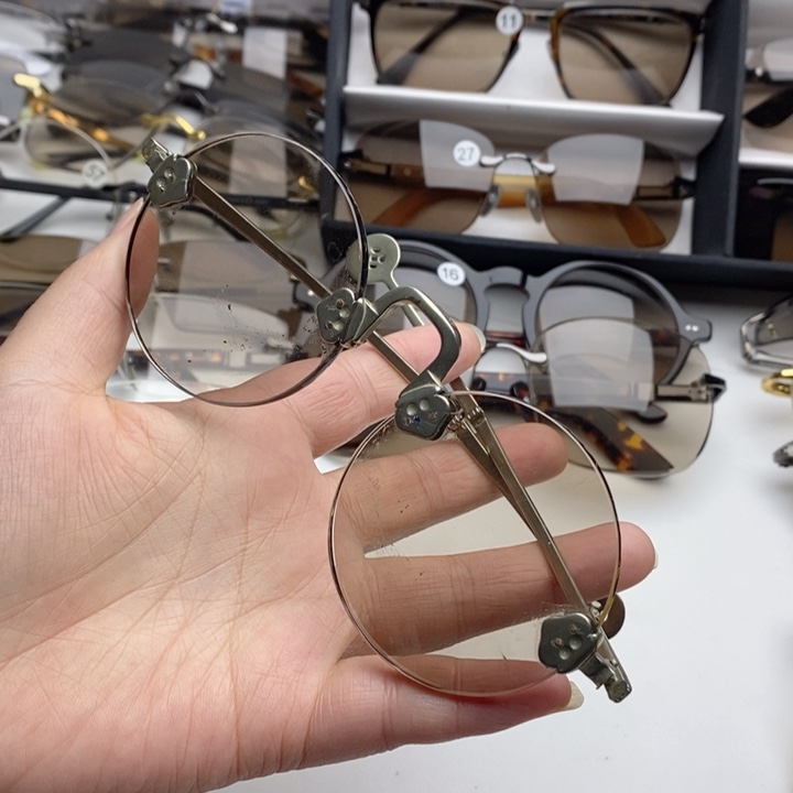 天然水晶石头眼镜