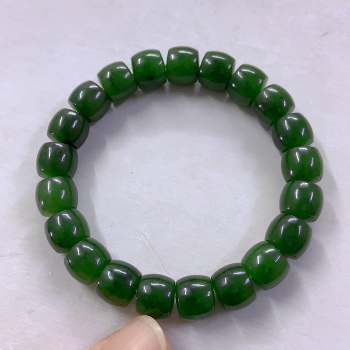 【闪购商品】和田玉（碧玉）手串未镶嵌11