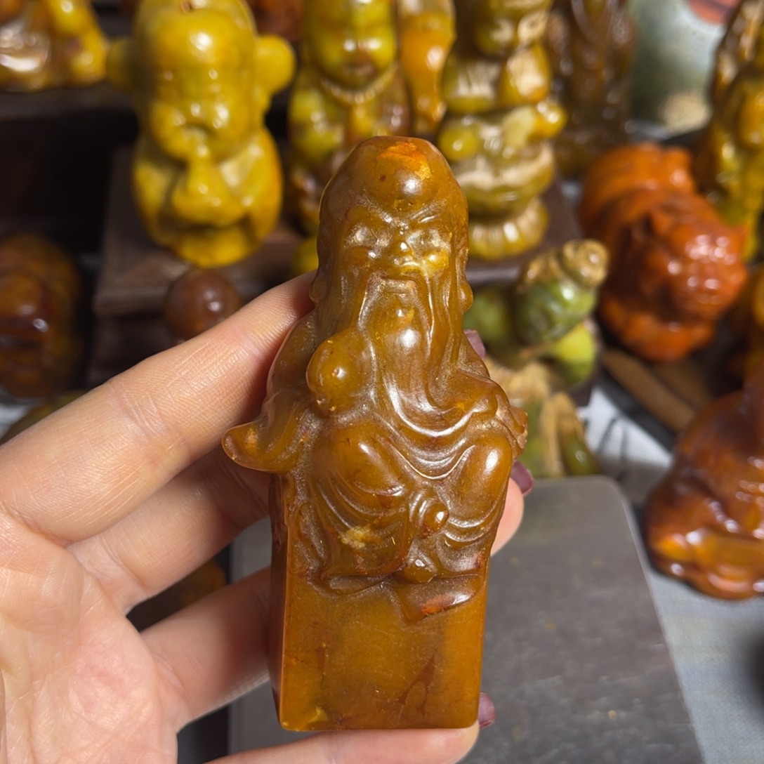 蛇纹石玉合金颈饰