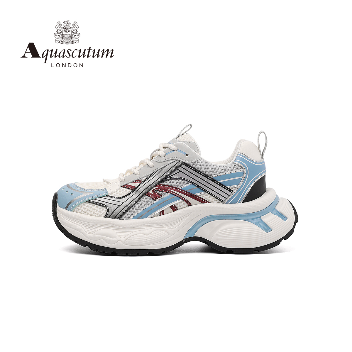 Aquascutum雅格狮丹 时尚老爹鞋女厚底增高复古休闲女鞋百搭潮鞋
