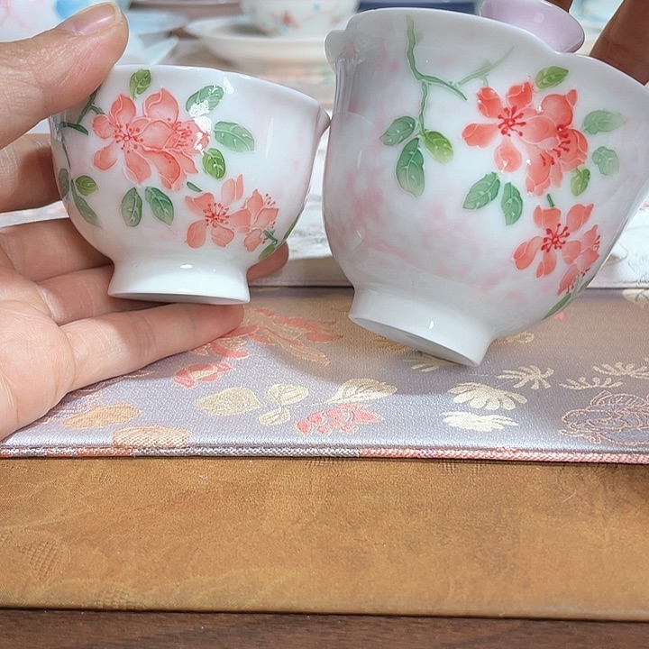 【闪购商品】桃花源灵盖碗➕花口杯哈哈哈