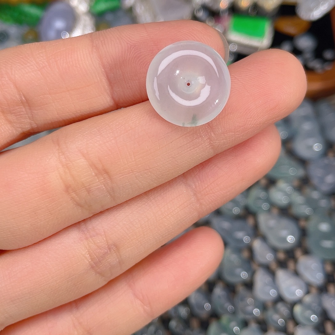 翡翠未镶嵌项圈天然缅甸A货翡翠