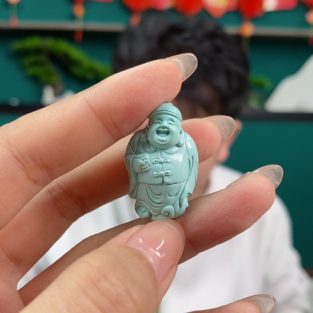 绿松石珠宝奇石未镶嵌