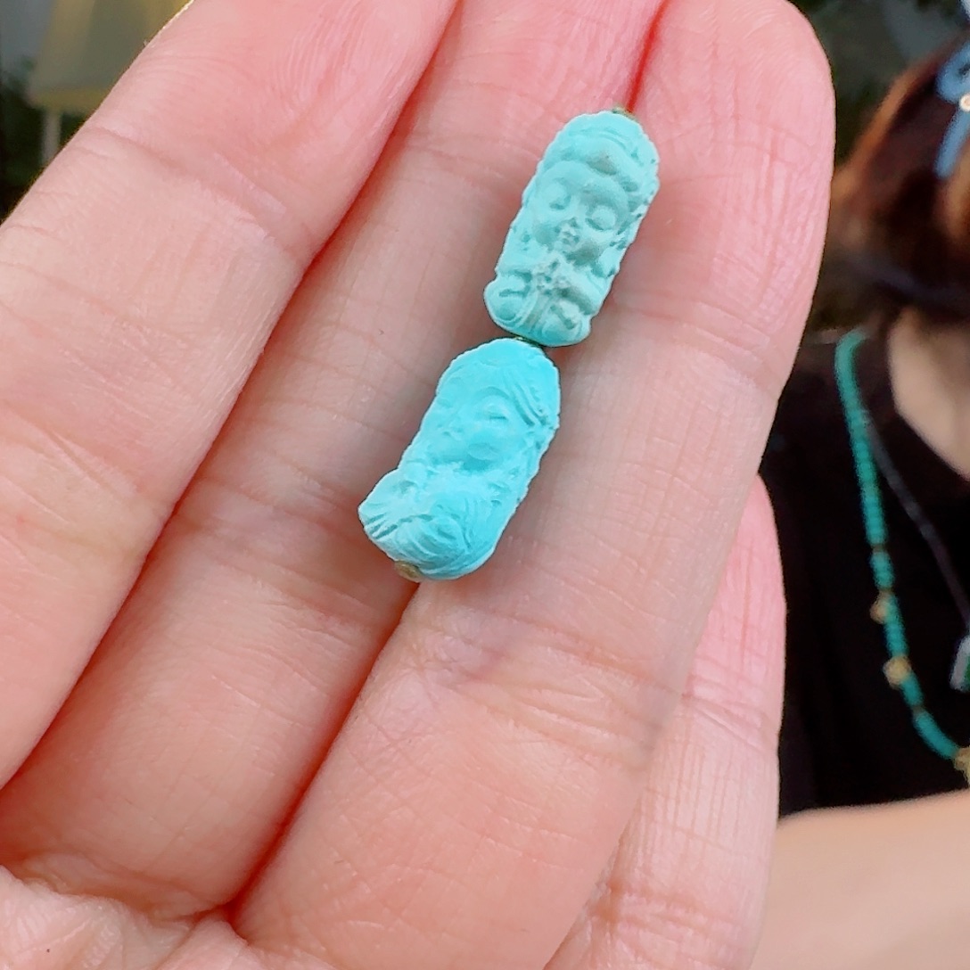 绿松石珠宝奇石未镶嵌