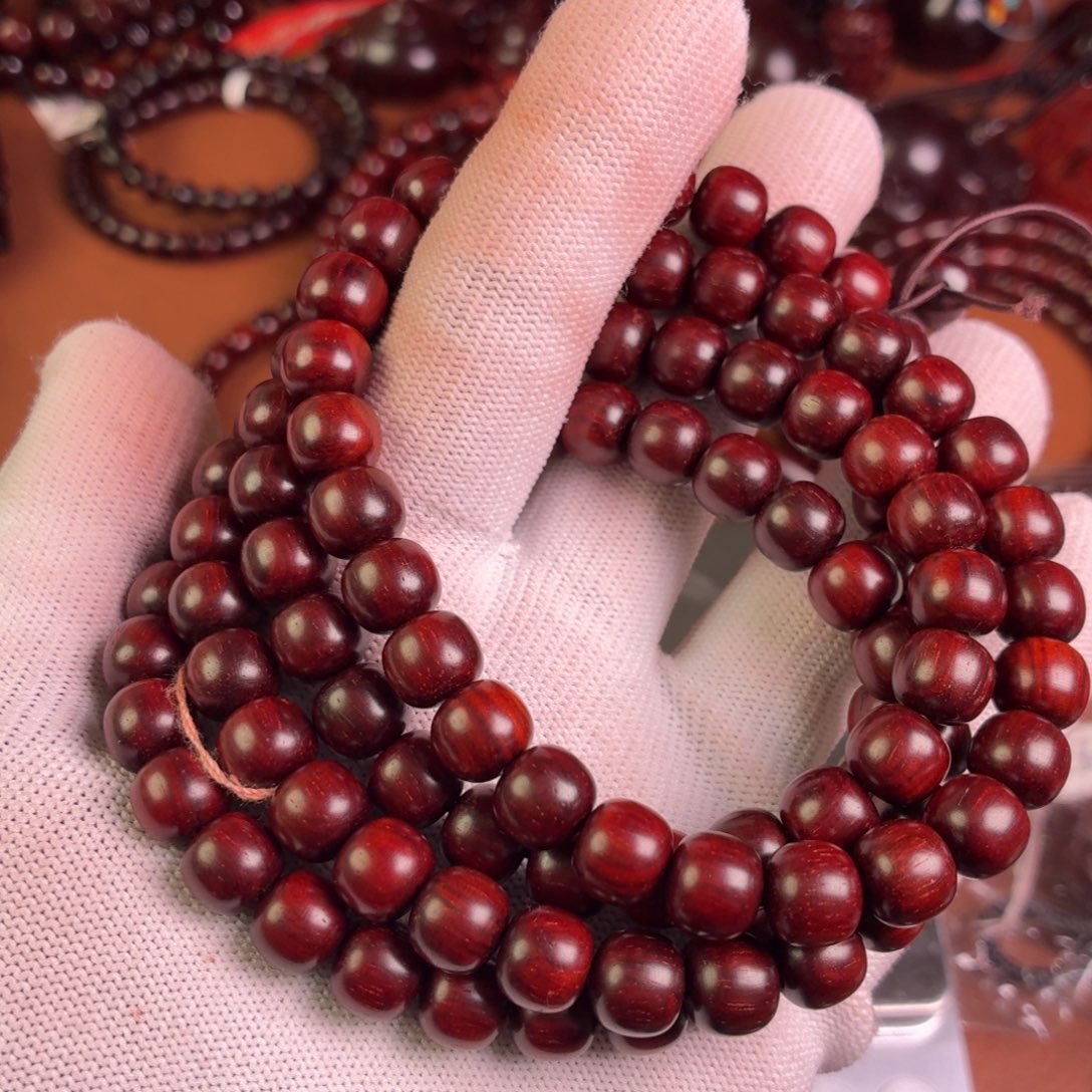 江***南手串/手链小叶紫檀无胶无蜡8✖️9老料高油密