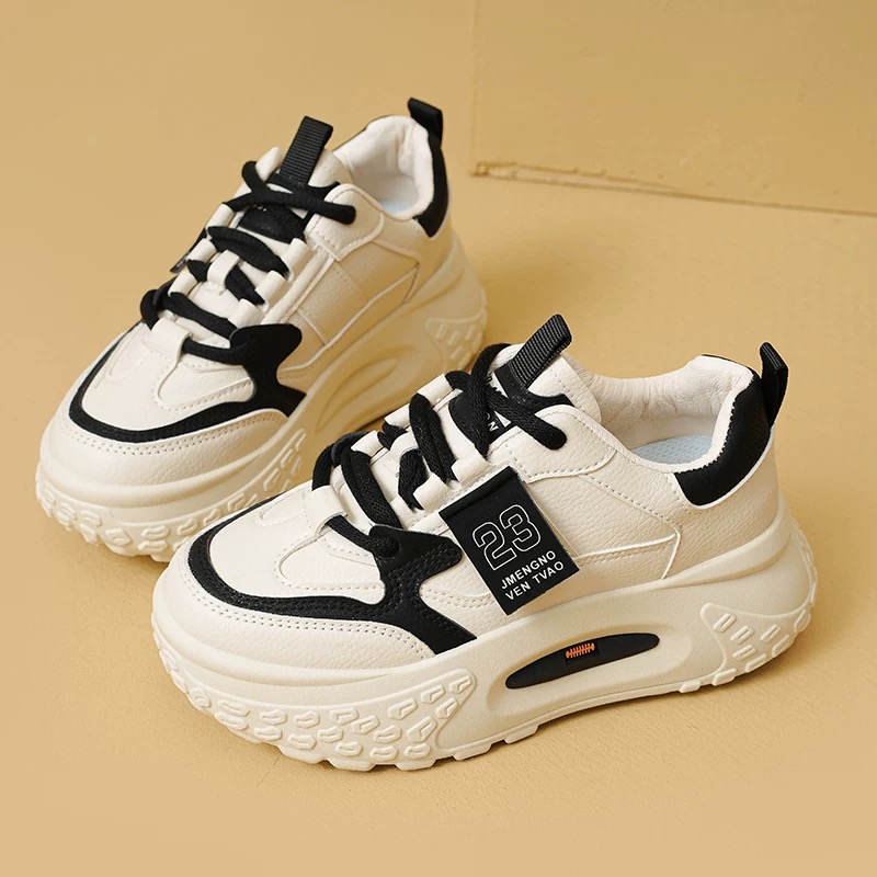 秋冬休闲运动鞋ins超火厚底女士百搭跑步老爹鞋学生鞋MX6605