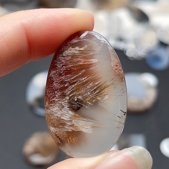 玛瑙/玉髓珠宝半成品未镶嵌