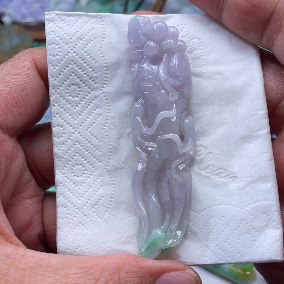 颈饰未镶嵌翡翠翡玉缘翡翠