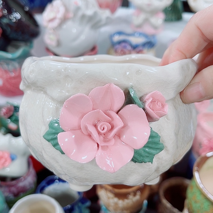 多肉陶瓷花盆满10元包邮