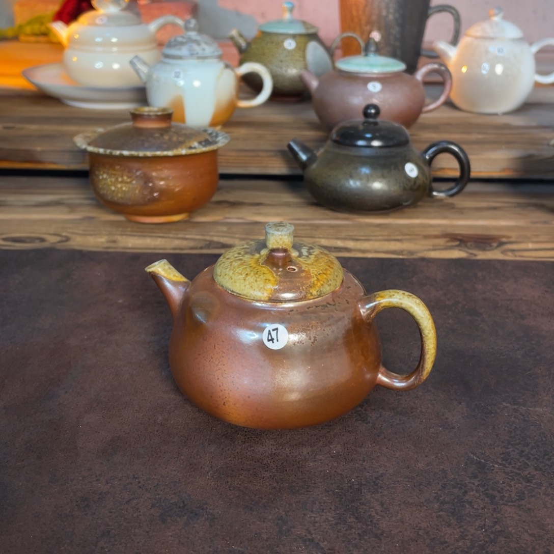 陶泥壶47柴烧景德镇