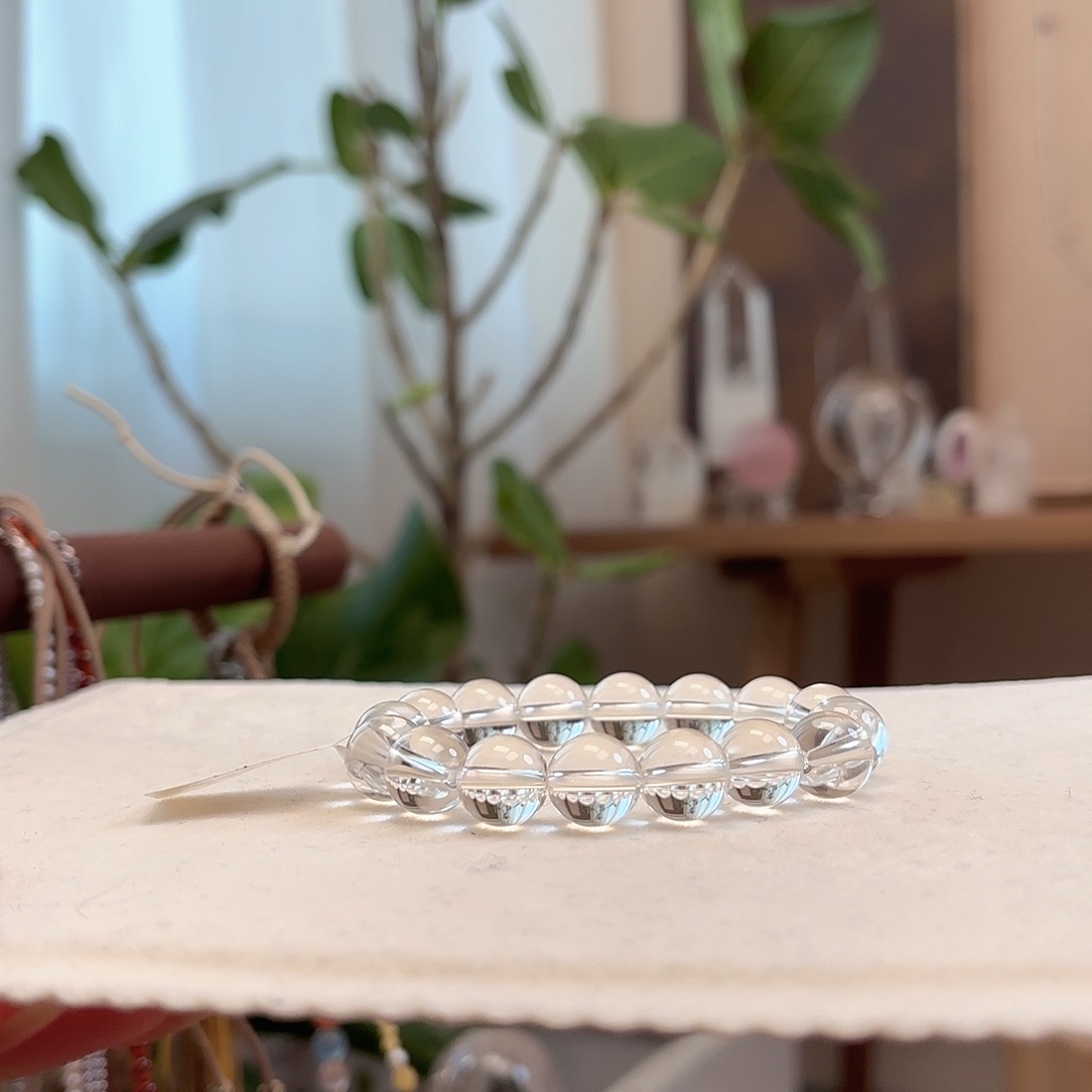 ·***水晶未镶嵌手链11mm瑕疵款