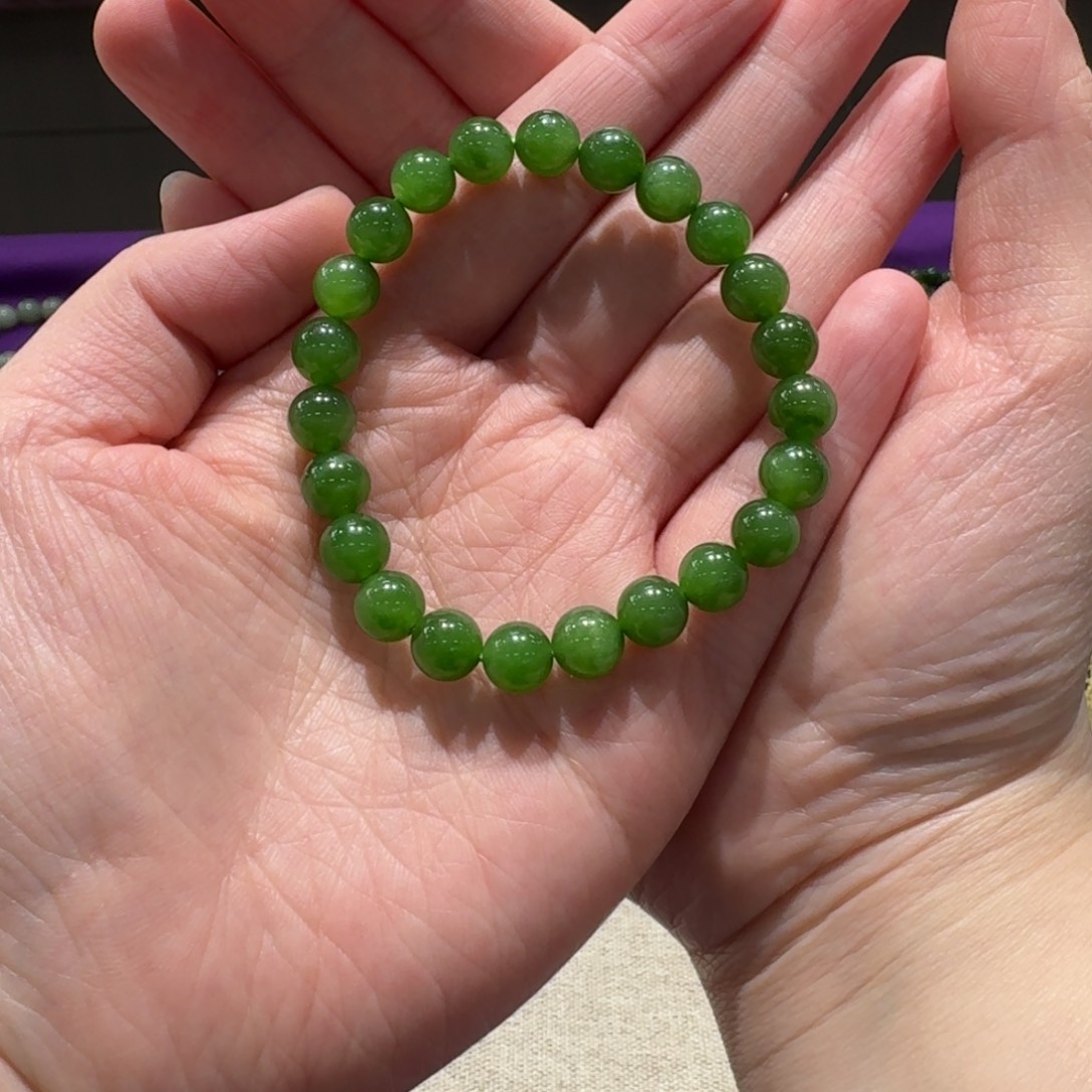 和田玉未镶嵌手串