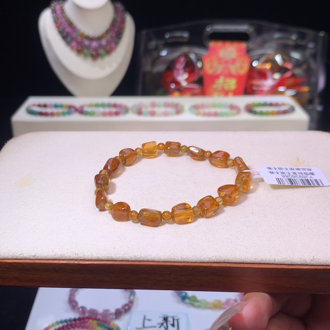 碧玺手链未镶嵌碧玺