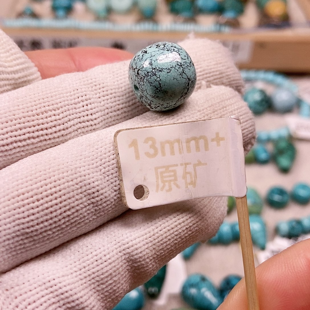 未镶嵌绿松石珠宝半成品