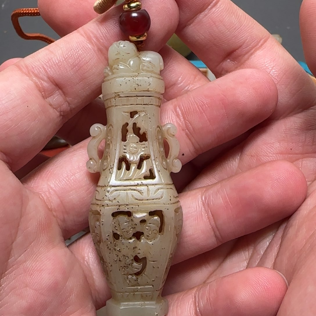 和田玉把件未镶嵌洋**艺