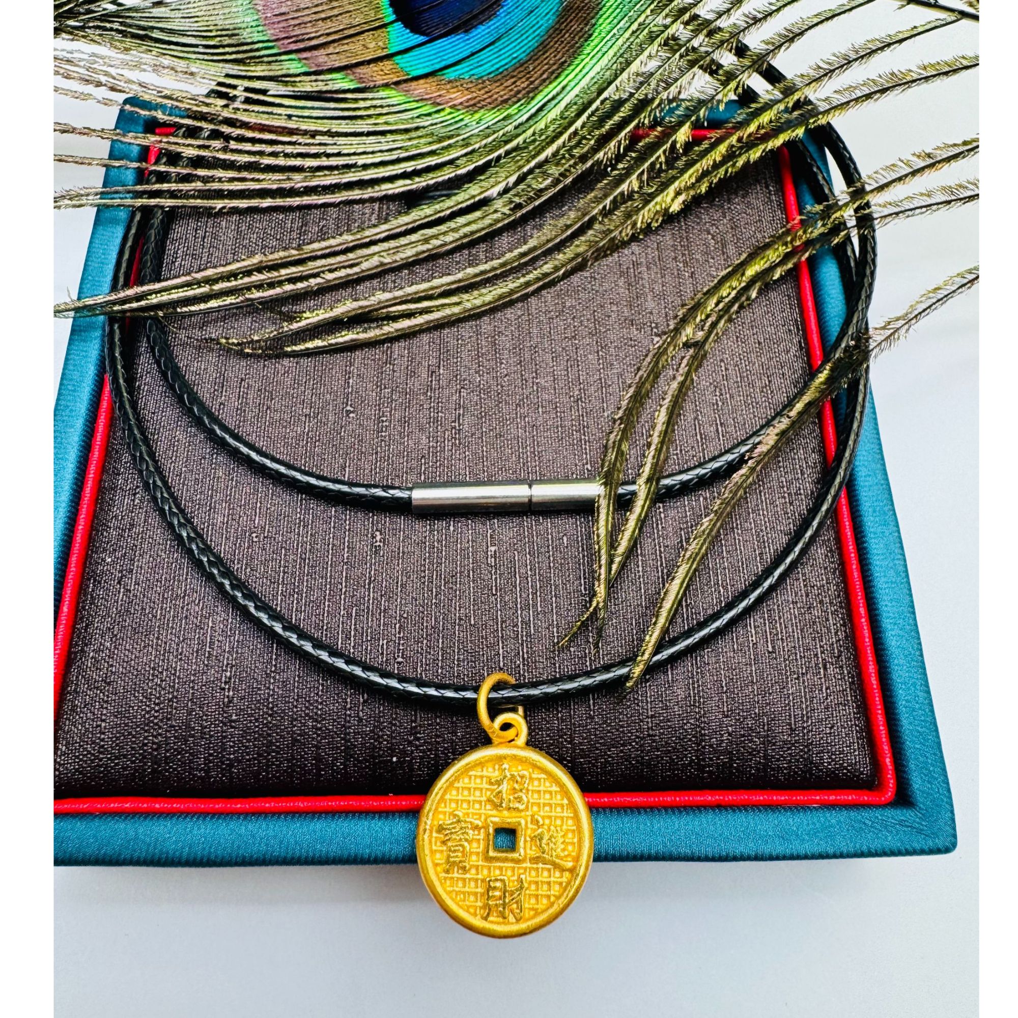 25#足金999  招财进宝牌