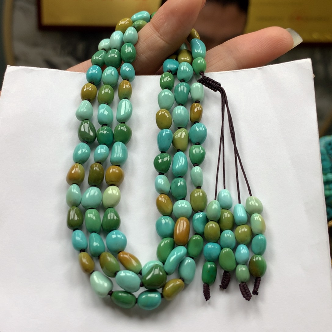 绿松石长链未镶嵌