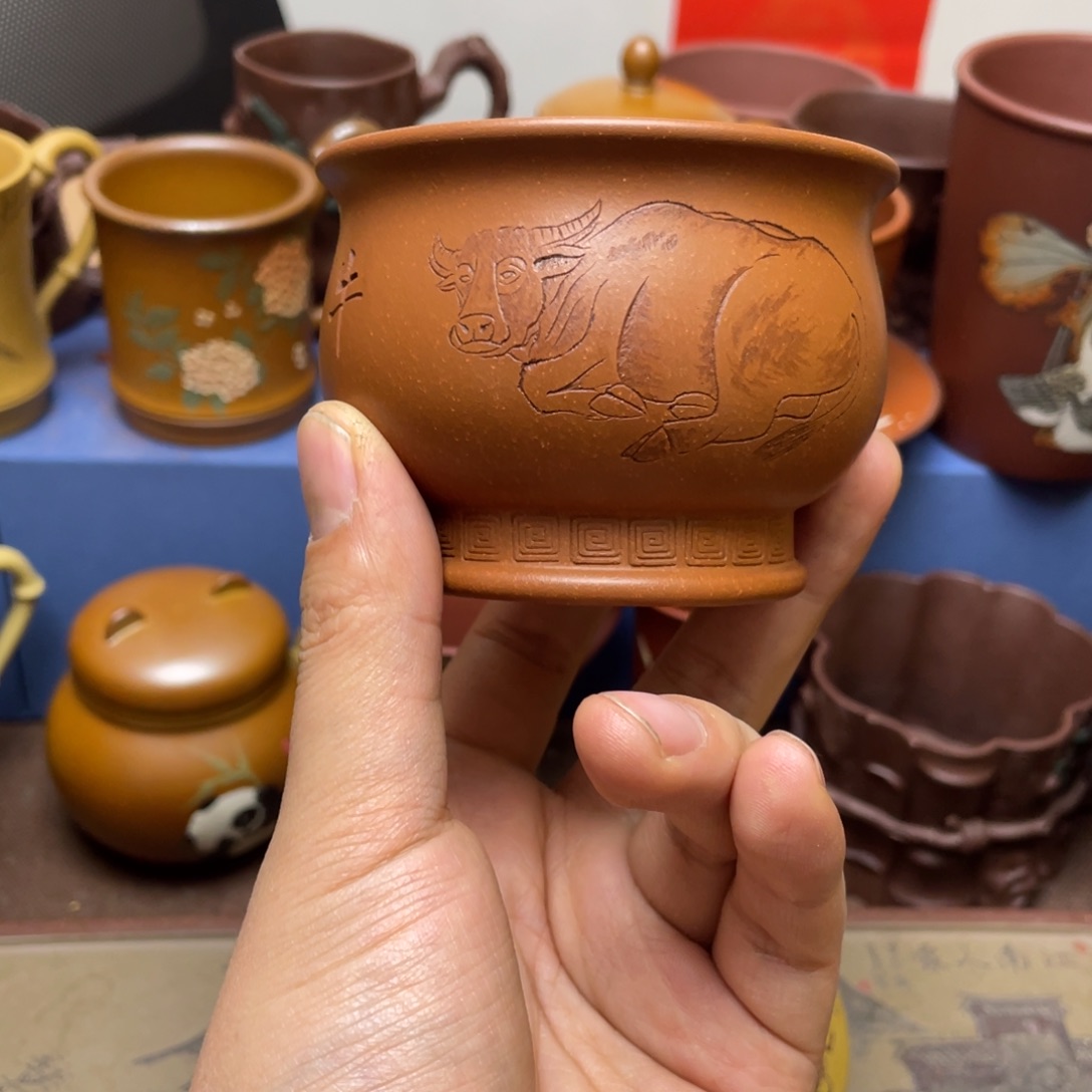 紫砂茶杯紫砂主人杯