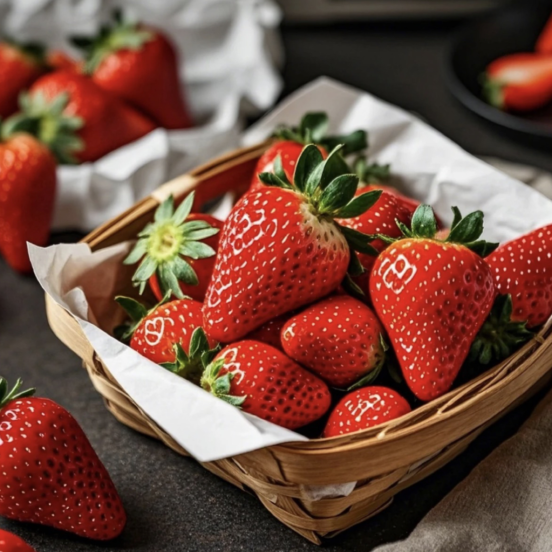 【新品】奶油草莓 两篮（2斤）