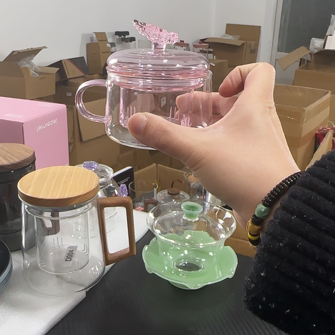 5号福蝶办公杯高硼硅