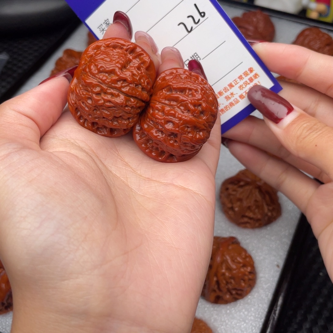 桃核把件37血麒麟226