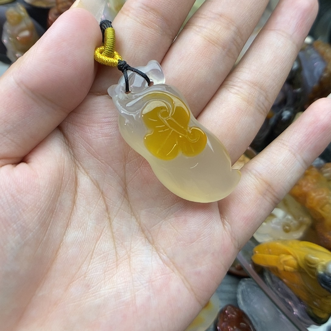 玛瑙/玉髓未镶嵌颈饰