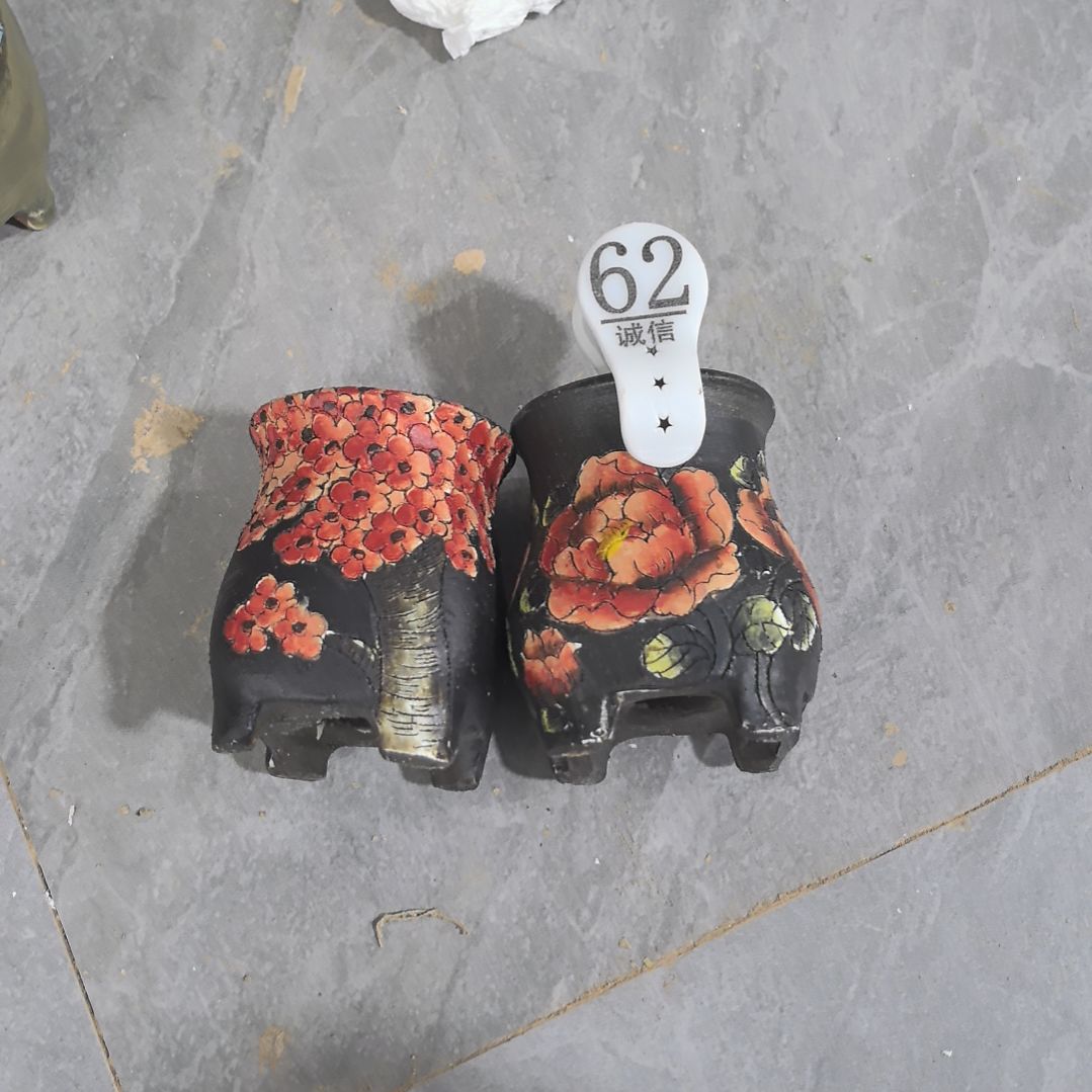 加***加花盆红泥景德镇花盆瑕疵花盆