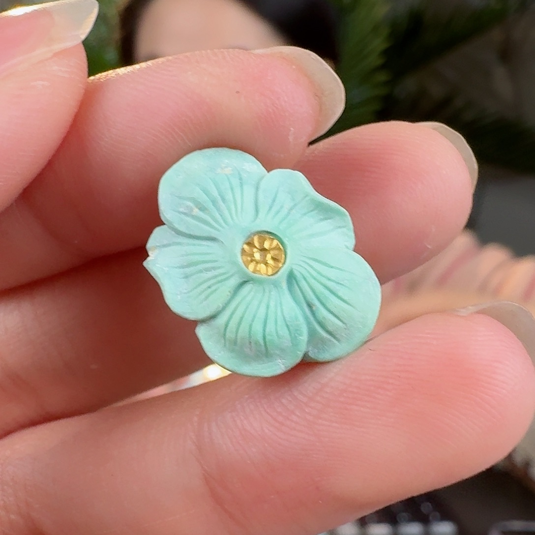 绿松石珠宝奇石未镶嵌