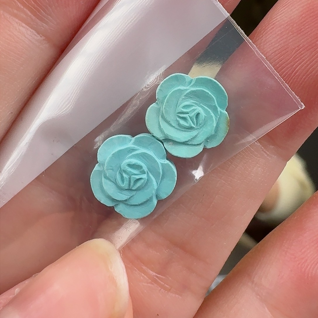 绿松石珠宝奇石未镶嵌