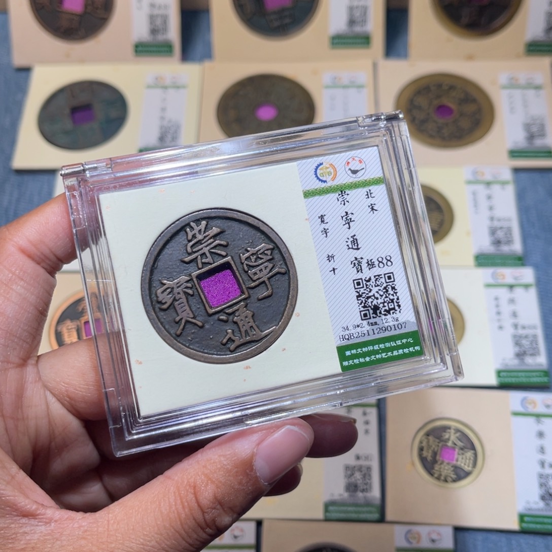 泠***遥铜隆兴收藏兰兰崇宁通0107