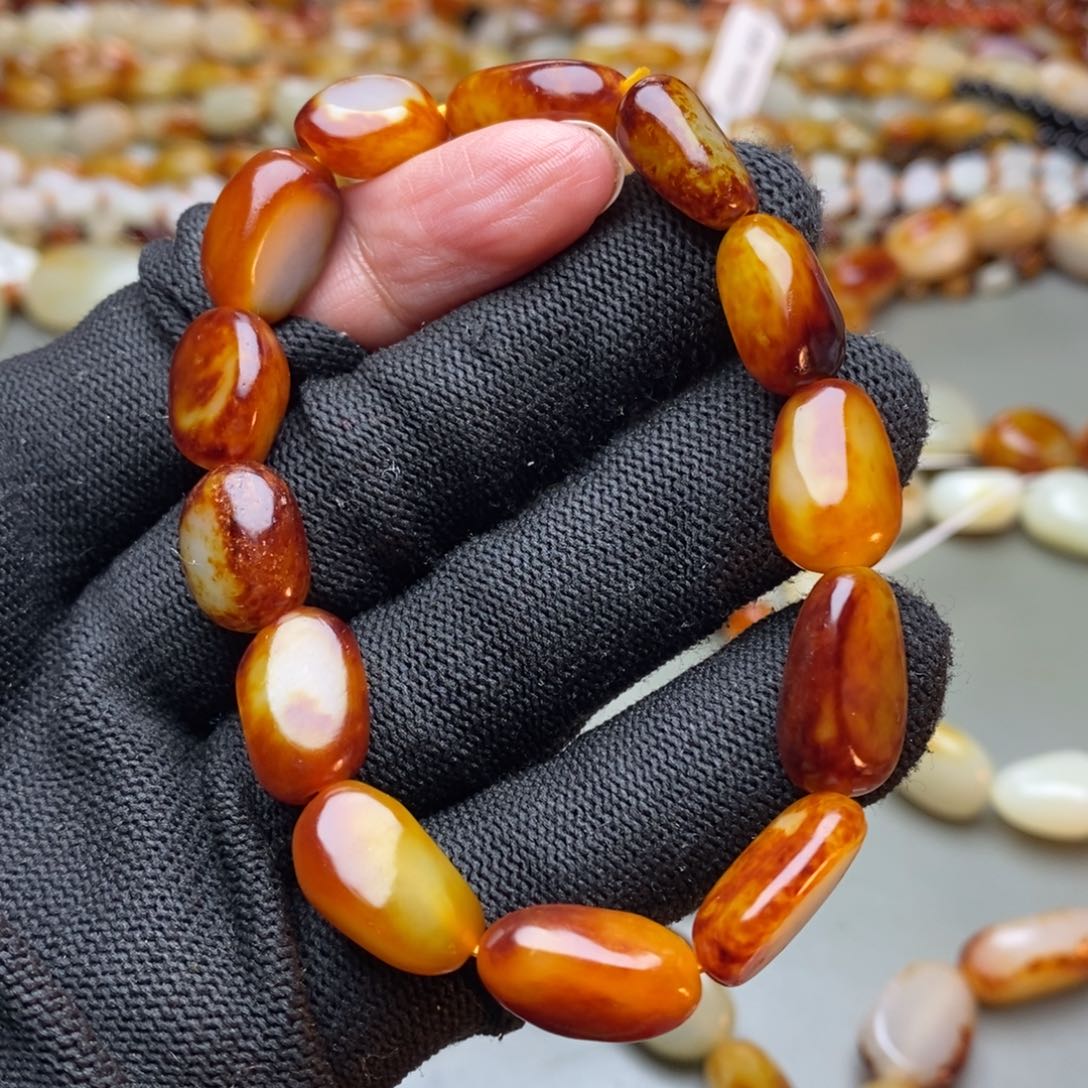 和田玉未镶嵌手链