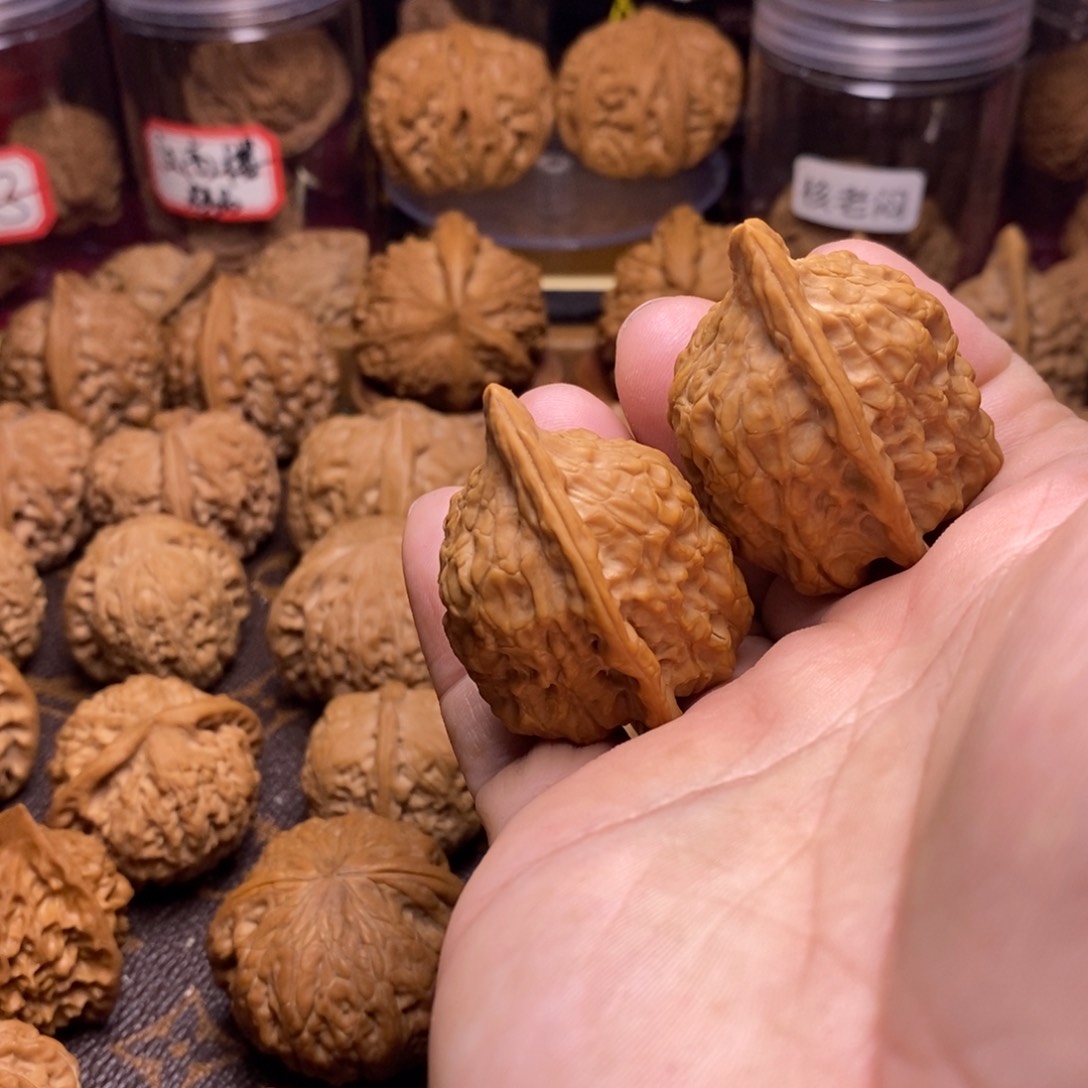 核桃手串/手链原生鸡心