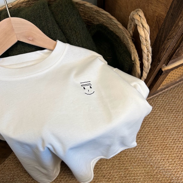 85韩版圆领百搭女童长袖T恤