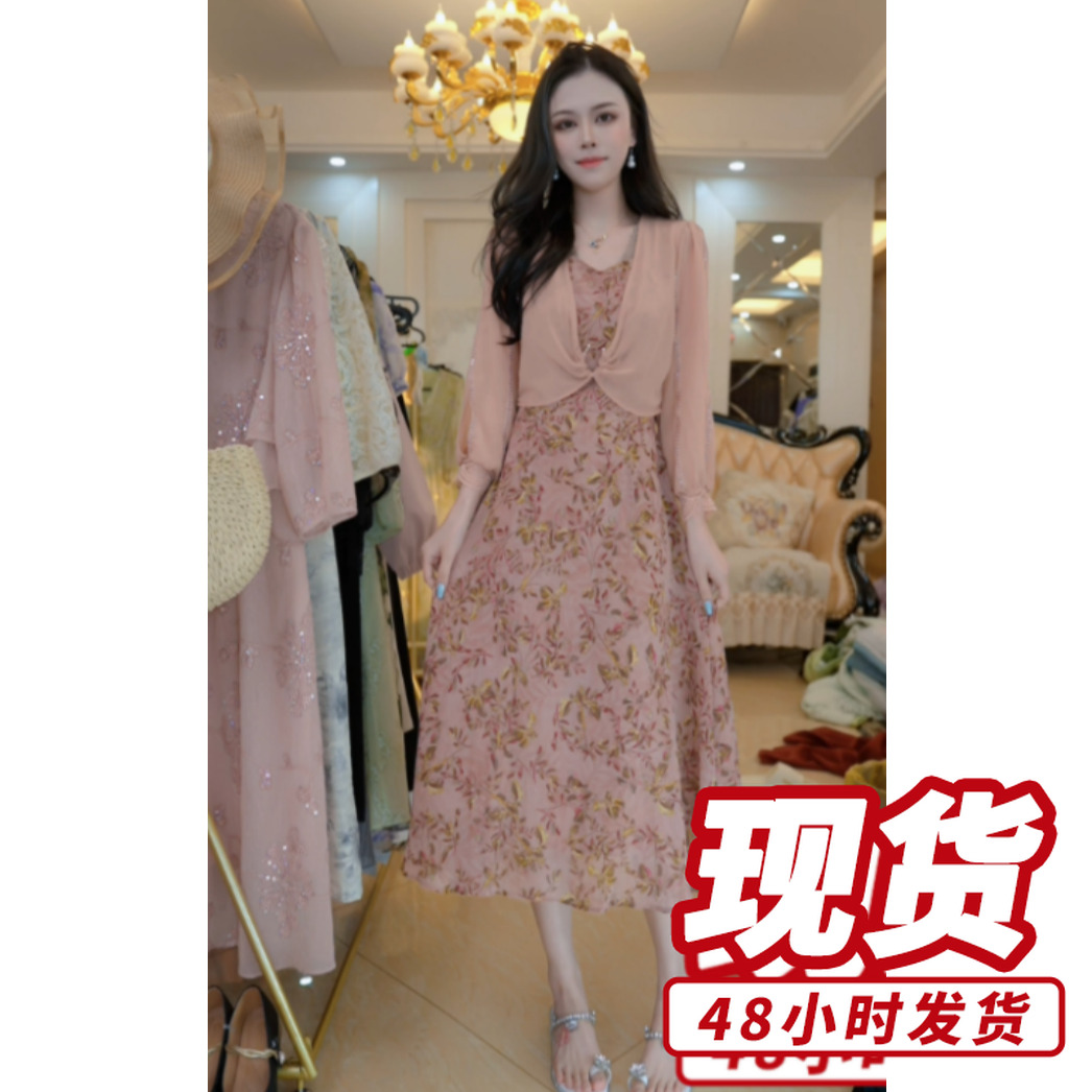 高档I连衣裙时尚中长裙2025年瘦百搭妈妈女装D3292