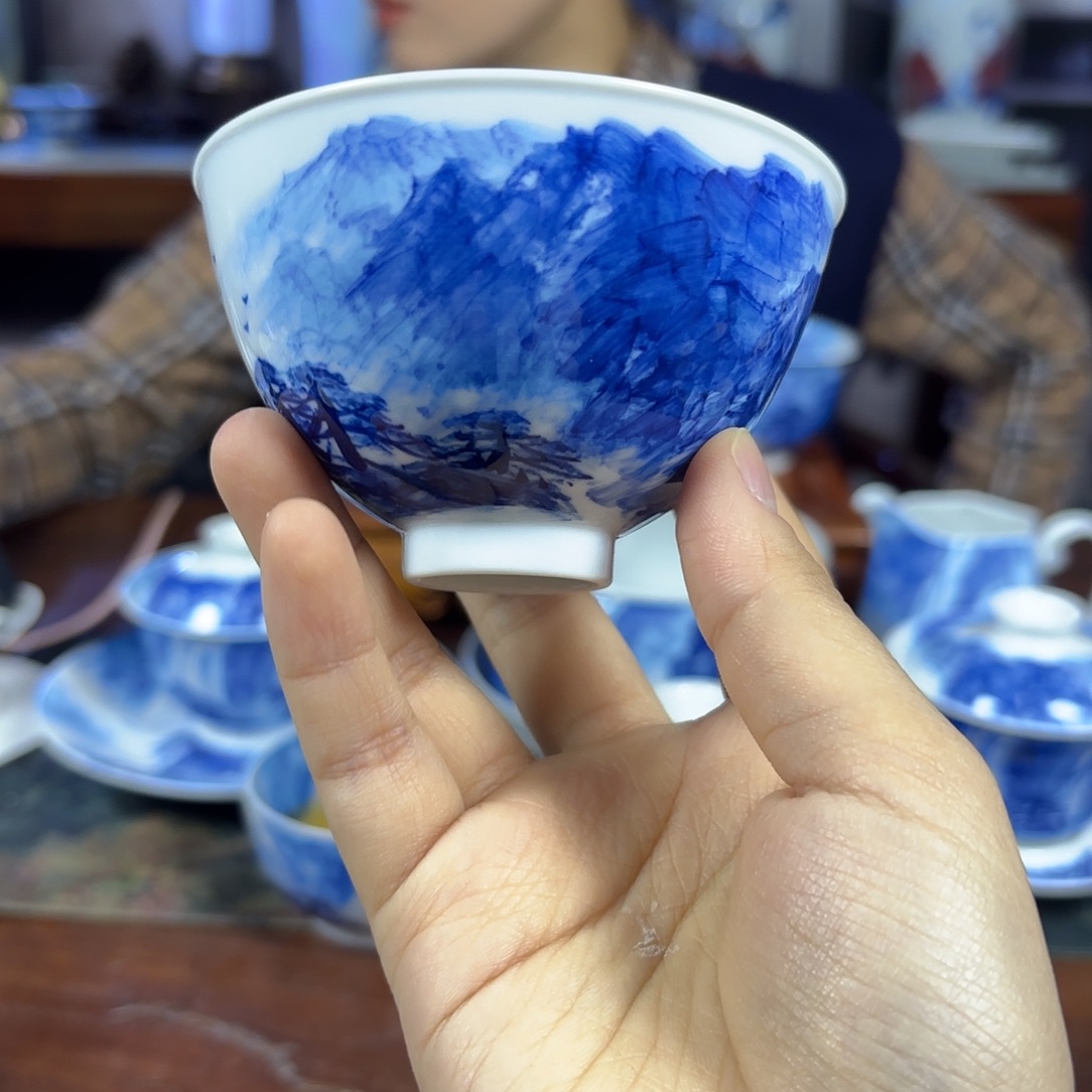 国一王老师手绘山水