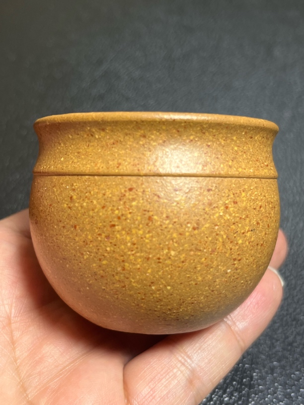 宜兴原矿紫砂杯50cc黄降坡