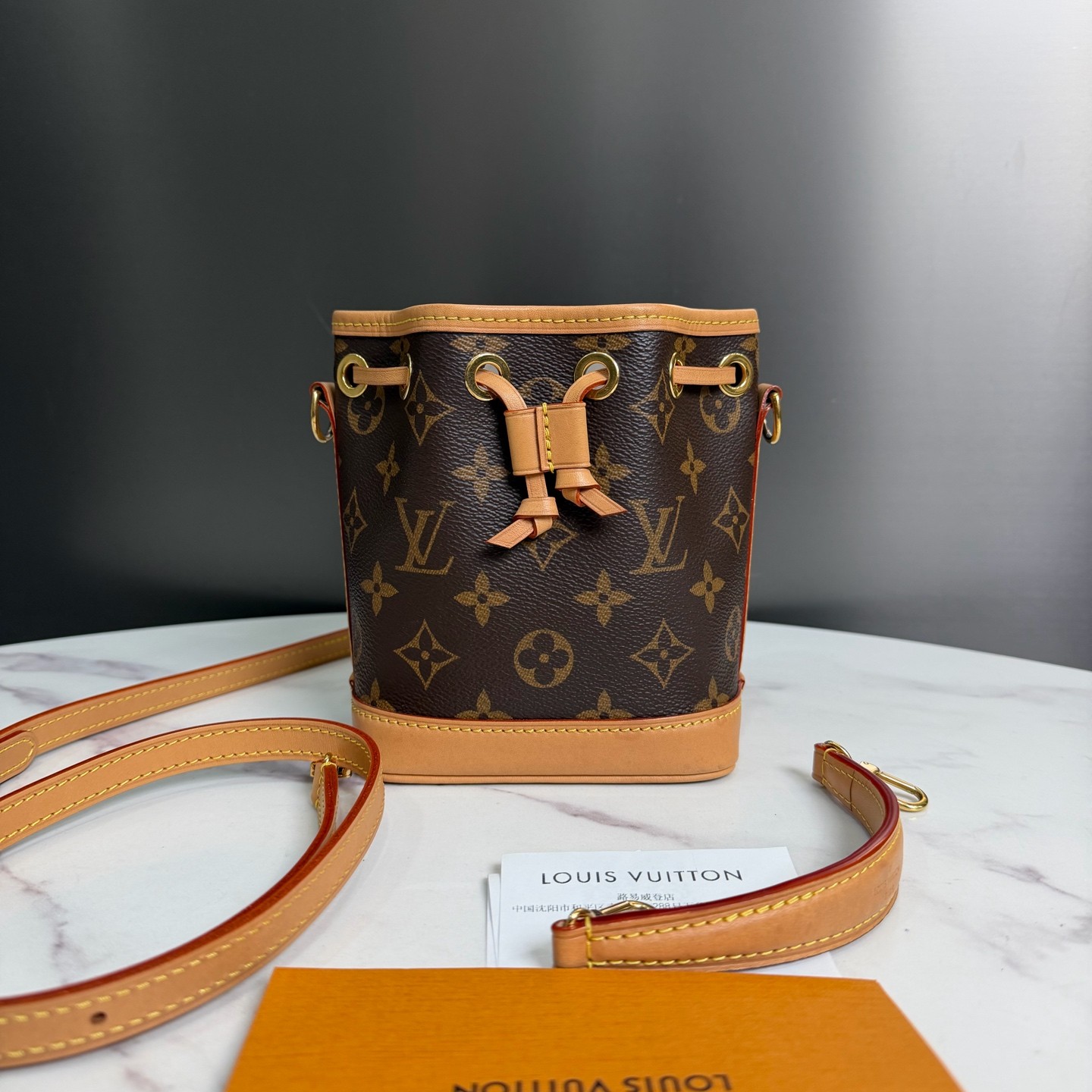 95新 LouisVuitton/路易威登 芯片款 迷你 水桶17959064