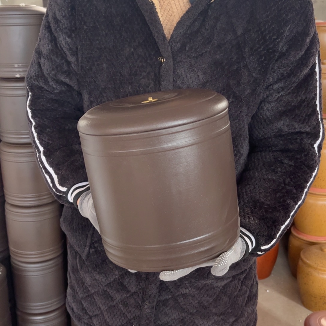 紫砂茶叶罐7 饼茶叶罐