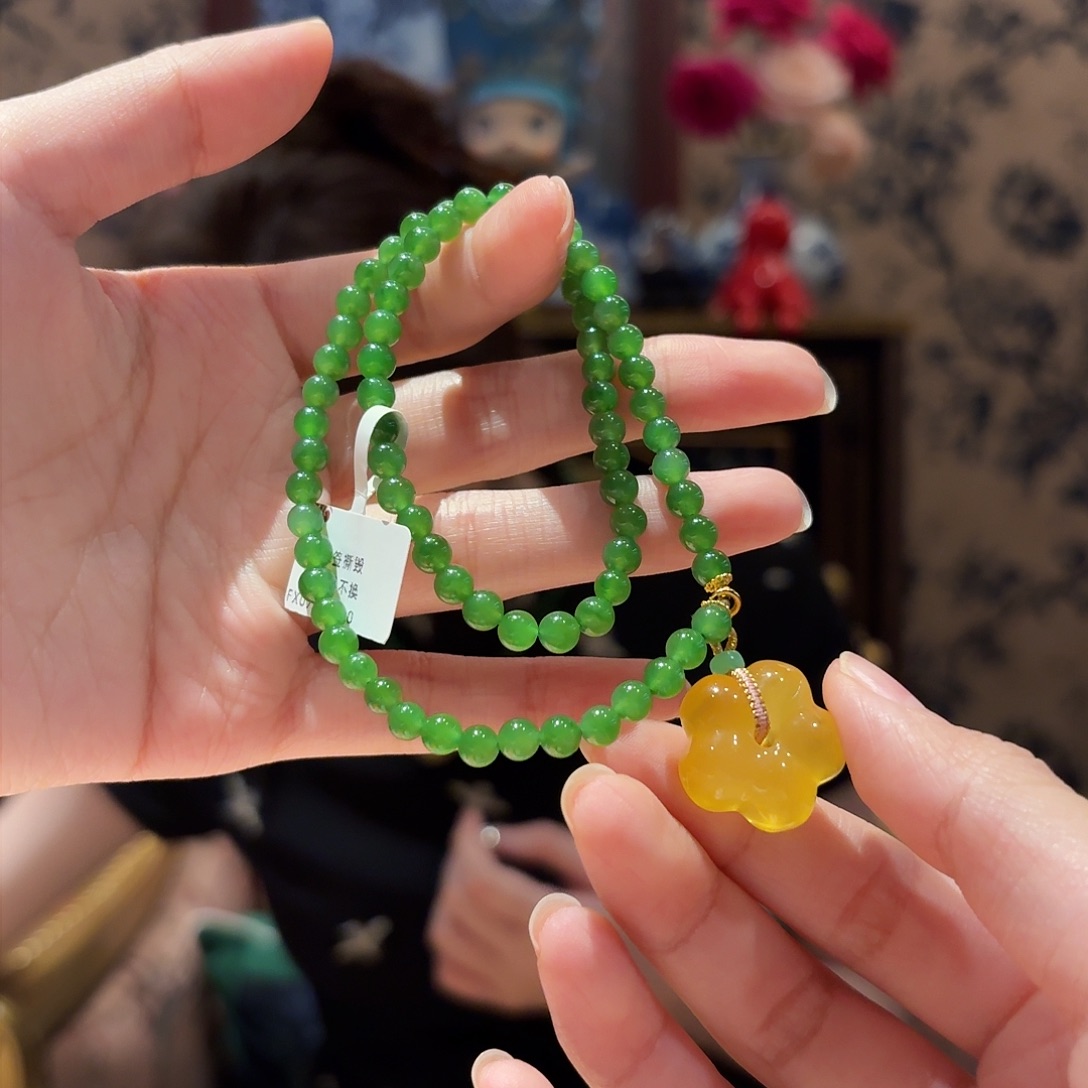 和田玉手串未镶嵌