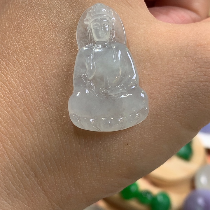 定制翡翠未镶嵌观音