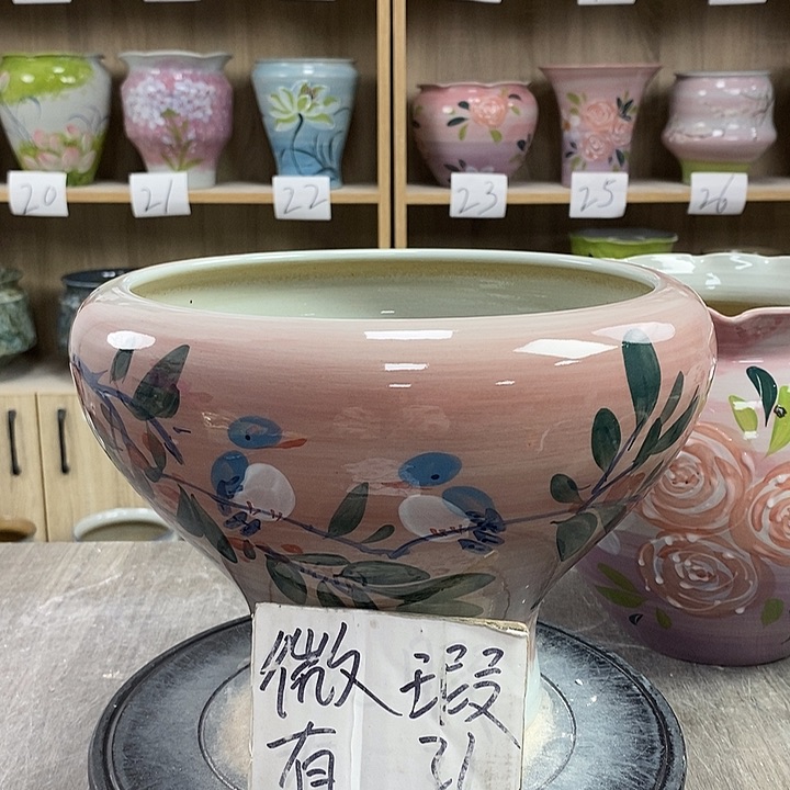 缸13xc景德镇陶瓷花盆